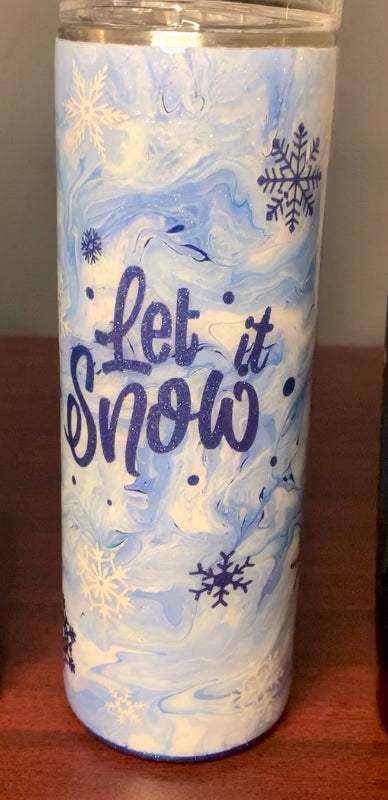 xRTS 20oz Skinny- Let It Snow